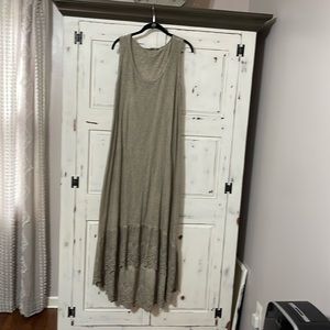 Women's sleeveless tshirt dress